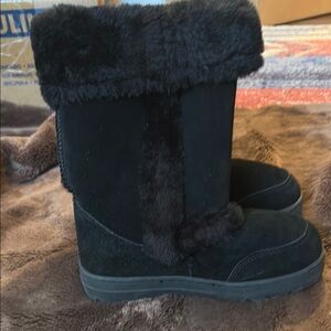 Style and co brand new backside and fur boots brand new new size  6